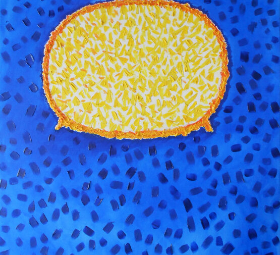 Sun social oil on canvas/olio su tela, 50 x 70 cm, 2016