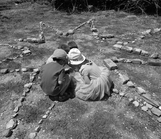 Poveglia Star with children Photo of Poveglia's Star Intallation, 5mt, 2016