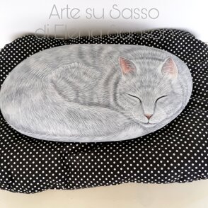 Gatto bianco 26x14