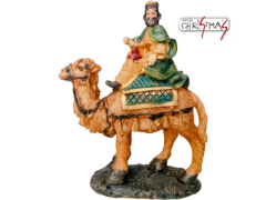 Natale Statuine Presepe Re Magio Gaspare su Cammello DUEESSE 11cm EAN 803113739033 Entrata Libera Shopping Via Emilio Lepido 54/4E 40132 Bologna Borgo Panigale