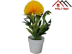 Vaso fiore finto WORLD TRADE Crisantemo Giallo EAN 8007866713039 ENTRATA LIBERA SHOPPING Via Marco Emilio Lepido 54/4E 40132 Bologna Borgo Panigale