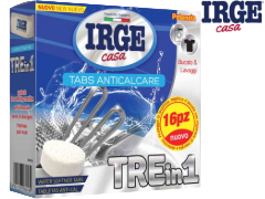 TABS pastiglie anticalcare per lavatrice 16pcs IRGE CASA EAN 8021723036239 ENTRATA LIBERA SHOPPING Via Marco Emilio Lepido 54/4E 40132 Bologna Borgo Panigale