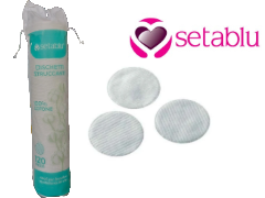 Dischetti struccanti in cotone 120pcs Linea SETABLU EAN 805574893166 LIBERA SHOPPING Via Marco Emilio Lepido 54/4E 40132 Borgo Panigale