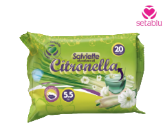 Salviette Corpo 20pcs SETABLU Fragranza Citronella EAN 8059174590710 ENTRATA LIBERA SHOPPING Via Marco Emilio Lepido 54/4E 40132 Bologna Borgo Panigale
