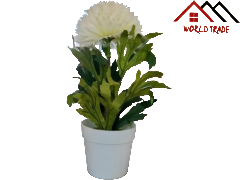 Vaso fiore finto WORLD TRADE Crisantemo Bianco EAN 8007866713039 ENTRATA LIBERA SHOPPING Via Marco Emilio Lepido 54/4E 40132 Bologna Borgo Panigale