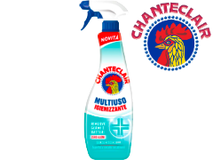 Sgrassatore CHANTECLAIR in flacone da 625ml Multiuso Igienizzante EAN 8015194526252 ENTRATA LIBERA SHOPPING Via Marco Emilio Lepido 54/4E 40132 Bologna Borgo Panigale