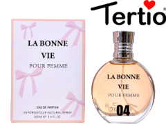 EdP Eau de Parfum Femme TERTIO 100ml con vaporizzatore La Bonne Vie Profumo Donna EAN 8052612063968 ENTRATA LIBERA SHOPPING Via Marco Emilio Lepido 54/4E 40132 Bologna Borgo Panigale EdP Eau de Parfum Femme TERTIO 100ml con vaporizzatore La Bonne Vie Profumo Donna EAN 8052612063968 ENTRATA LIBERA SHOPPING Via Marco Emilio Lepido 54/4E 40132 Bologna Borgo Panigale