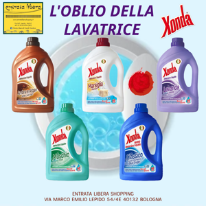 L'OBLIO DELLA LAVATRICE Detersivi e ammorbidenti per bucato lavatrice o mano ENTRATA LIBERA SHOPPING Via Marco Emilio Lepido 54/4E 40132 Bologna Borgo Panigale