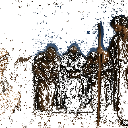 gif 450 statuine presepe magi su cammello dueesse 10cm 803113739033