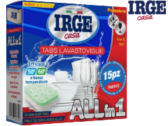TABS pastiglie anticalcare per lavastoviglie 15pcs IRGE CASA EAN 8021723036703 ENTRATA LIBERA SHOPPING Via Marco Emilio Lepido 54/4E 40132 Bologna Borgo Panigale