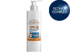 Crema solare 150ml Linea RETINOL COMPLEX ULTRA Baby Protezione 50 EAN 8057190170848 ENTRATA LIBERA SHOPPING Via Marco Emilio Lepido 54/4E 40132 Bologna Borgo Panigale