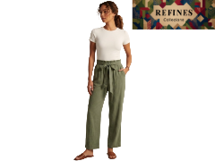 Pantaloni estivi donna REFINES Verdant Green LE-139 ENTRATA LIBERA SHOPPING di Gianluca Fazioli via Marco Emilio Lepido 54/4E 40132 Bologna Borgo Panigale
