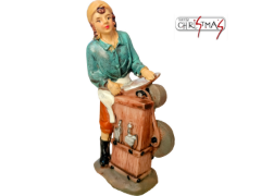 Statuina presepio DUEESSECHRISTMAS Mestieri 10cm EAN 8033113296406 Entrata Libera Shopping Via Emilio Lepido 54/4E 40132 Bologna Borgo Panigale