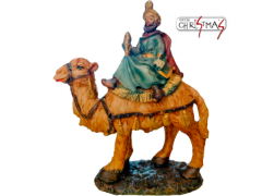 Natale Statuine Presepe Re Magio Melchiorre su Cammello DUEESSE 11cm EAN 803113739033 Entrata Libera Shopping Via Emilio Lepido 54/4E 40132 Bologna Borgo Panigale