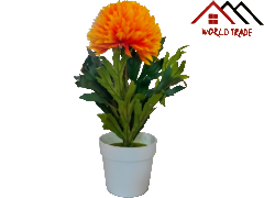 Vaso fiore finto WORLD TRADE Crisantemo Arancione EAN 8007866713039 ENTRATA LIBERA SHOPPING Via Marco Emilio Lepido 54/4E 40132 Bologna Borgo Panigale