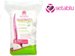 Quadrotti struccanti in cotone 50pcs Linea SETABLU EAN 8055748931675 ENTRATA LIBERA SHOPPING Via Marco Emilio Lepido 54/4E 40132 Borgo Panigale