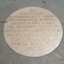 Luogo della Morte di Savonarola