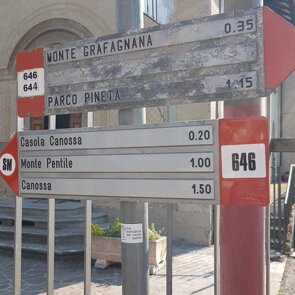 Elenco dei Sentieri Inizio del percorso n.646