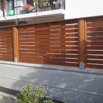Parete divisoria per giardino