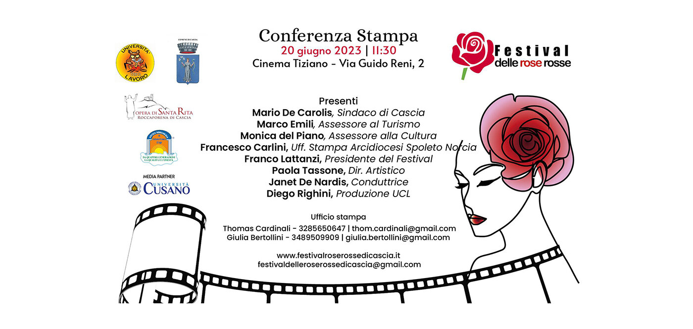 Festival delle Rose Rosse - Conferenza Stampa Festival delle Rose Rosse - Conferenza Stampa