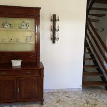 Soggiorno e Scala di accesso al piano superiore