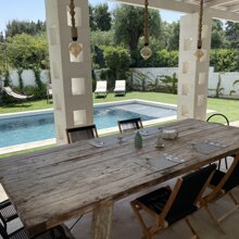 Tavolo da pranzo patio esterno