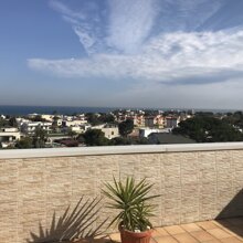 Vista mare dal terrazzo al piano superiore