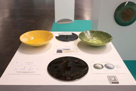 exhibition booth design, booth designer, made in mida mostra firenze, passaggi di stato mirrors exhibition, mostra dell'artigianato firenze, floriana pastore design product, floriana pastore design exhibition, montelupo fiorentino ceramics, italian contemporary ceramics, 