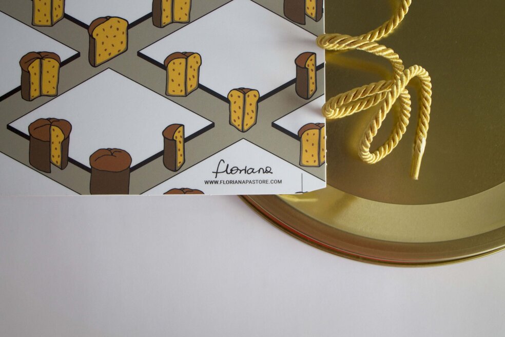 Coppa del mondo del panettone, panettone capsule collection, floriana pastore panettone packaging, floriana pastore graphics, floriana pastore illustrations, panettone packaging design, 