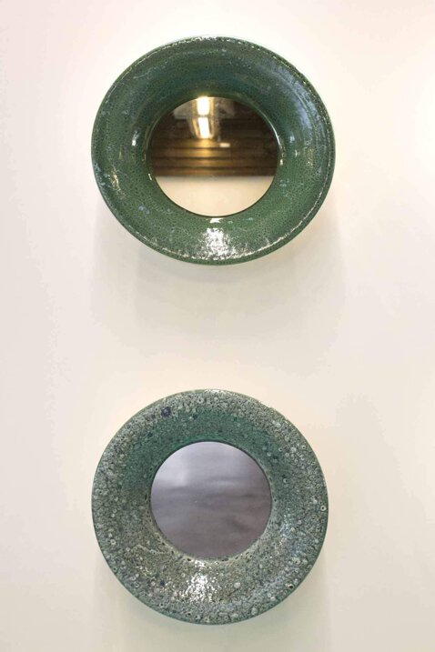 exhibition booth design, booth designer, made in mida mostra firenze, passaggi di stato mirrors exhibition, mostra dell'artigianato firenze, floriana pastore design product, floriana pastore design exhibition, montelupo fiorentino ceramics, italian contemporary ceramics, 