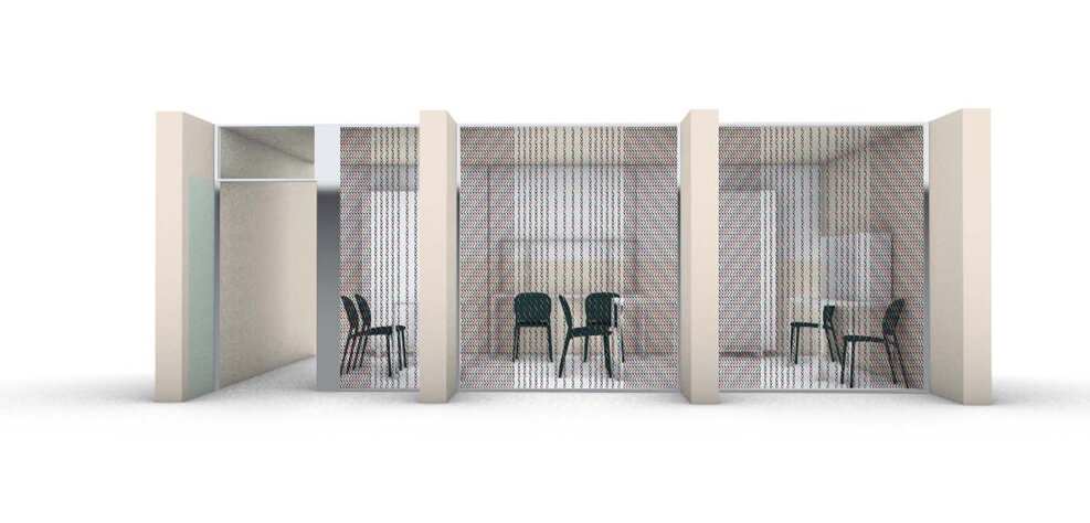 makerspace interior design, multifunctional space design, design spazi polifunzionali, laboratorio creativo il pertini cinisello, progettazione interni laboratorio creativo, design interni polifunzionali milano