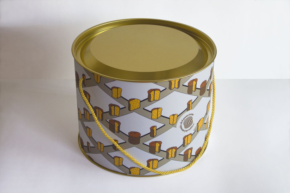 Coppa del mondo del panettone, panettone capsule collection, floriana pastore panettone packaging, floriana pastore graphics, floriana pastore illustrations, panettone packaging design, 