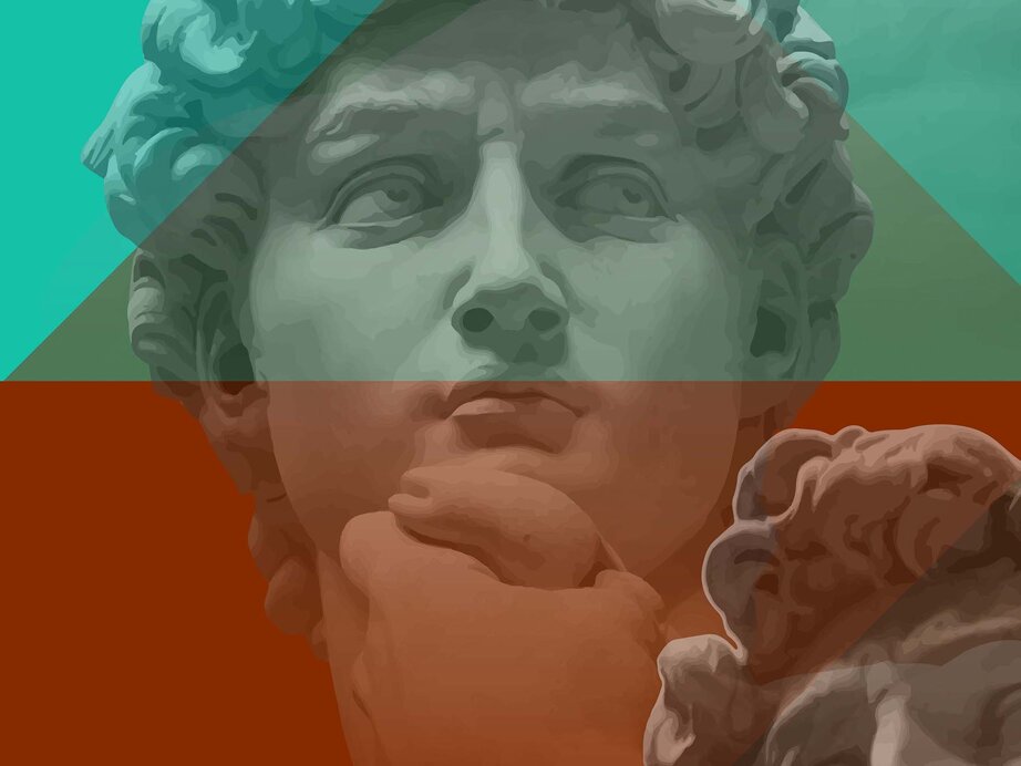 Wallpaper designer, bespoke wallpaper designer, michelangelo bespoke wallpaper, david michelangelo headshot wallpaper,