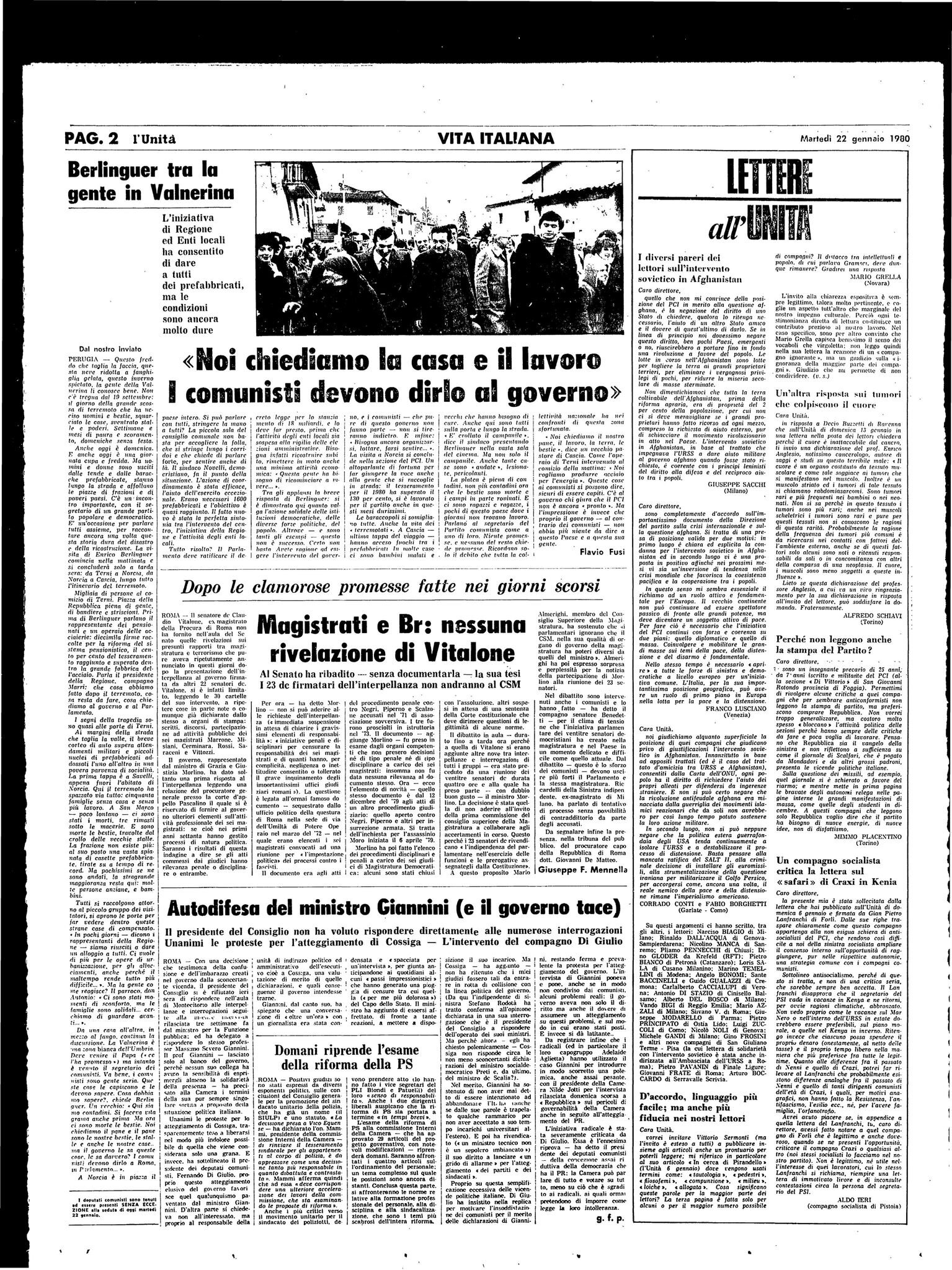 Con Berlinguer in Valnerina: "Coi comunisti si può parlare"