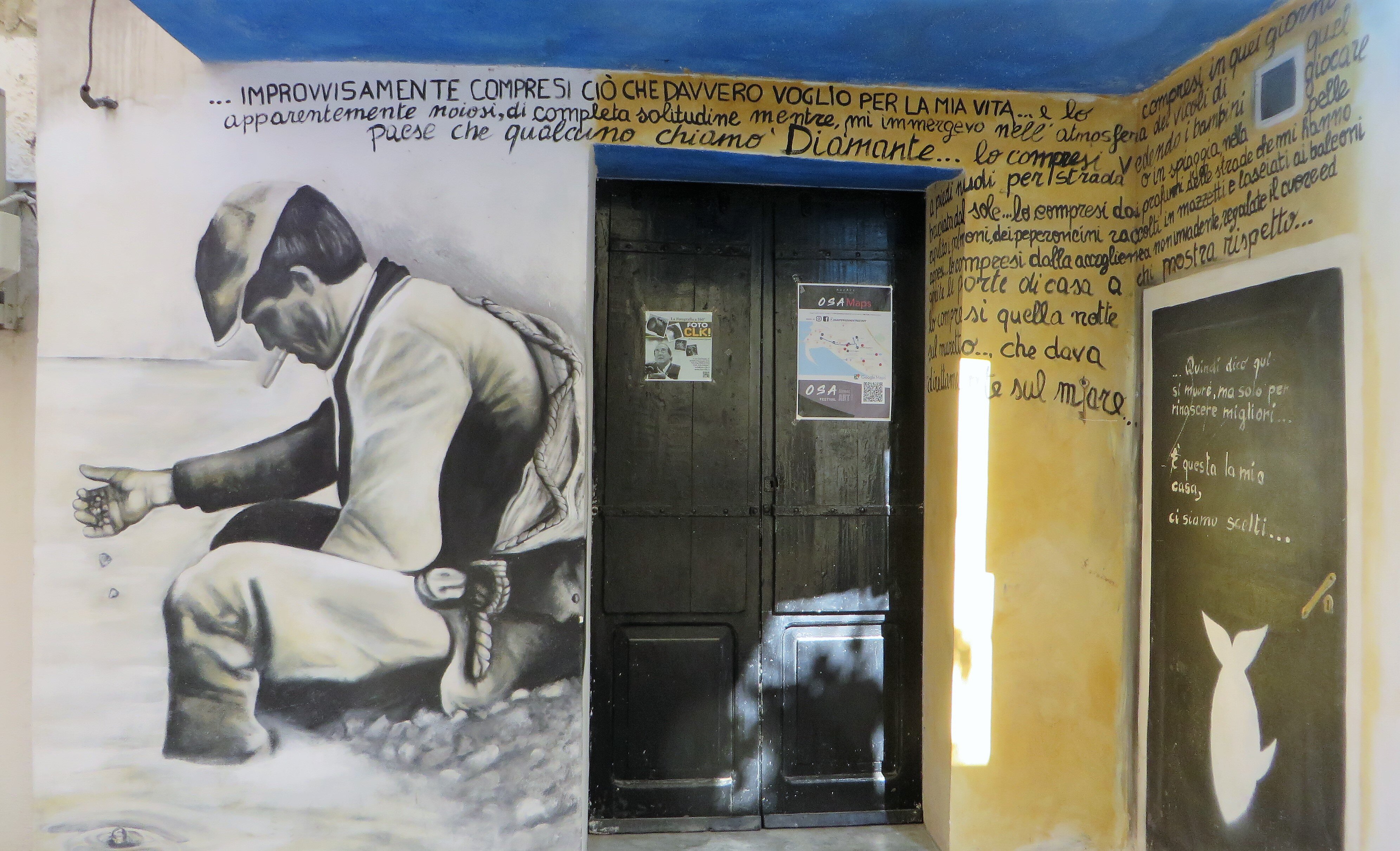 Diamante, quarant'anni di murales