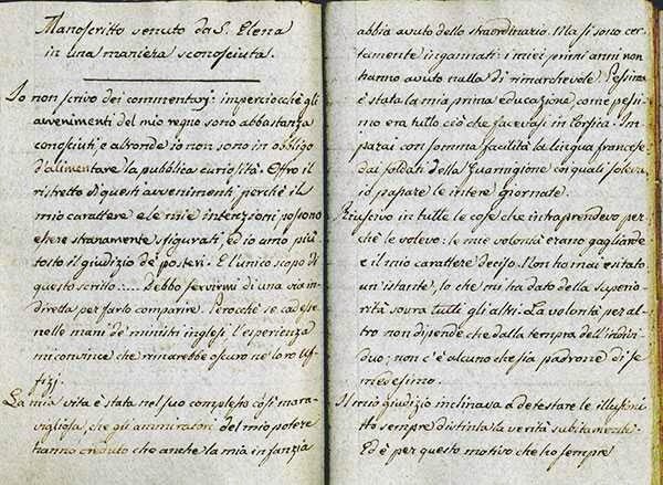 Oggetti - L'autobiografia di Napoleone