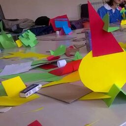 sculture con le elementari allo ied di torino