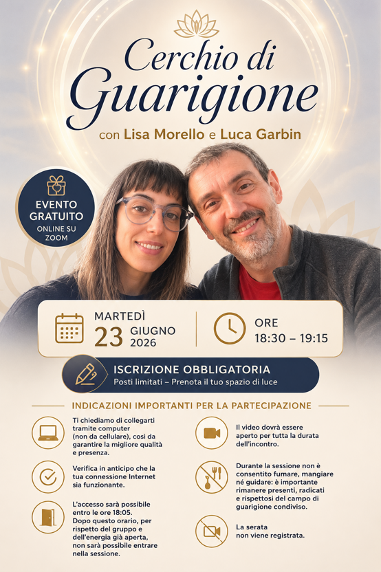 evento guarigione lisa e luca evento guarigione lisa e luca