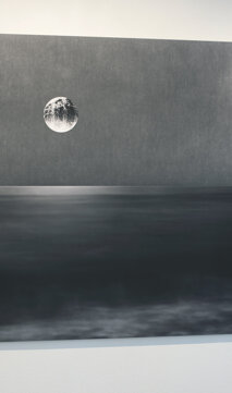 2) Dopo il tramonto Inkjet pigment print on Epson Archival matte of pinhole photo-collage (140 x 281 cm)