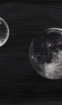 5) Compendium - Two Moons Photocopy printed on vellum paper