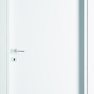 Bianco Telaio R3/49 pioppo, Coprifilo retto da 7 e da 9, Cerniere a bilico, Serratura magnetica