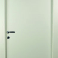 Bianco Matrix Telaio R3/49 pioppo, Coprifilo retto da 7 e da 9, Cerniere a bilico, Serratura magnetica
