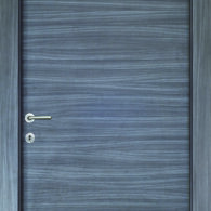 Palissandro Blu Telaio R3/49 pioppo, Coprifilo retto da 7 e da 9, Cerniere a bilico, Serratura magnetica