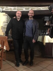 Gianni con Emanuele Biggi Ciclo di conferenze Tra cielo e terra