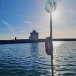 Veduta su banchina del porto