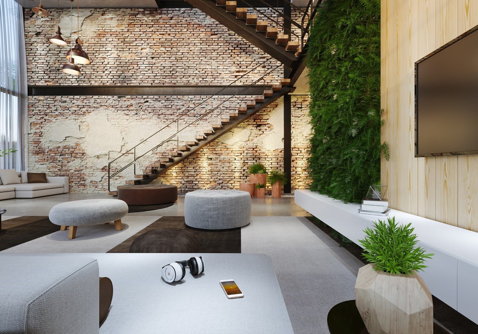 un soggiorno di design