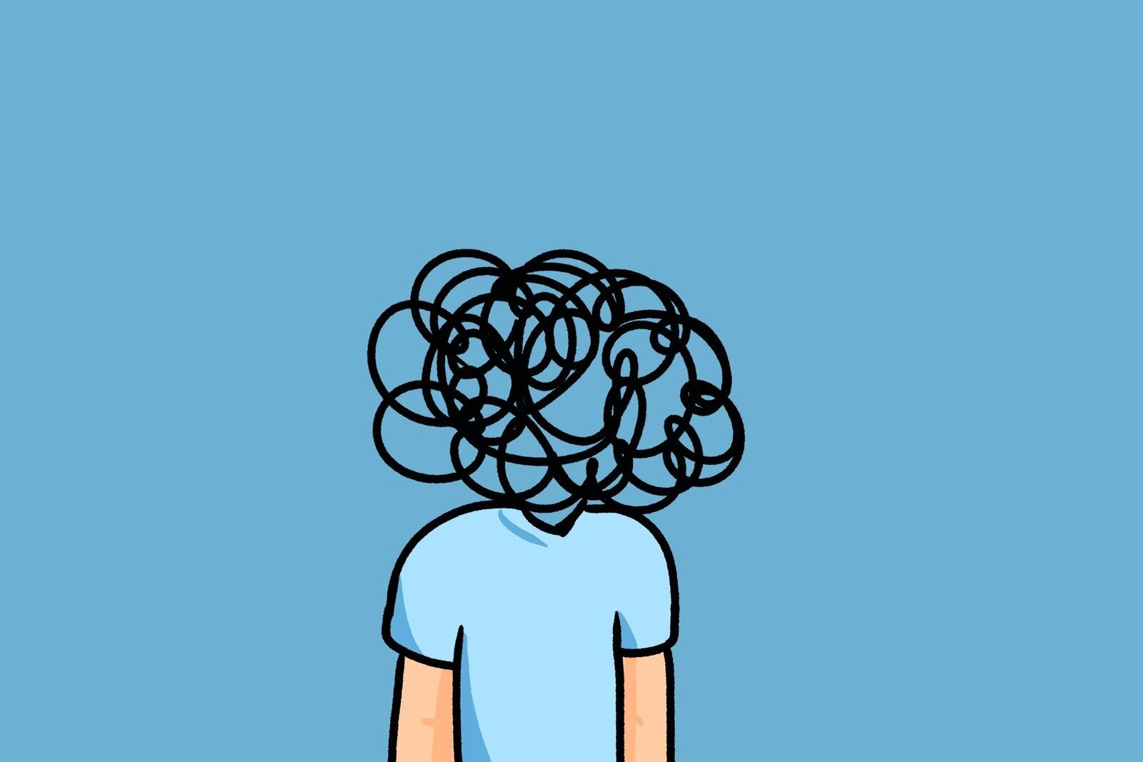 una mente confusa e annebbiata dallo stress