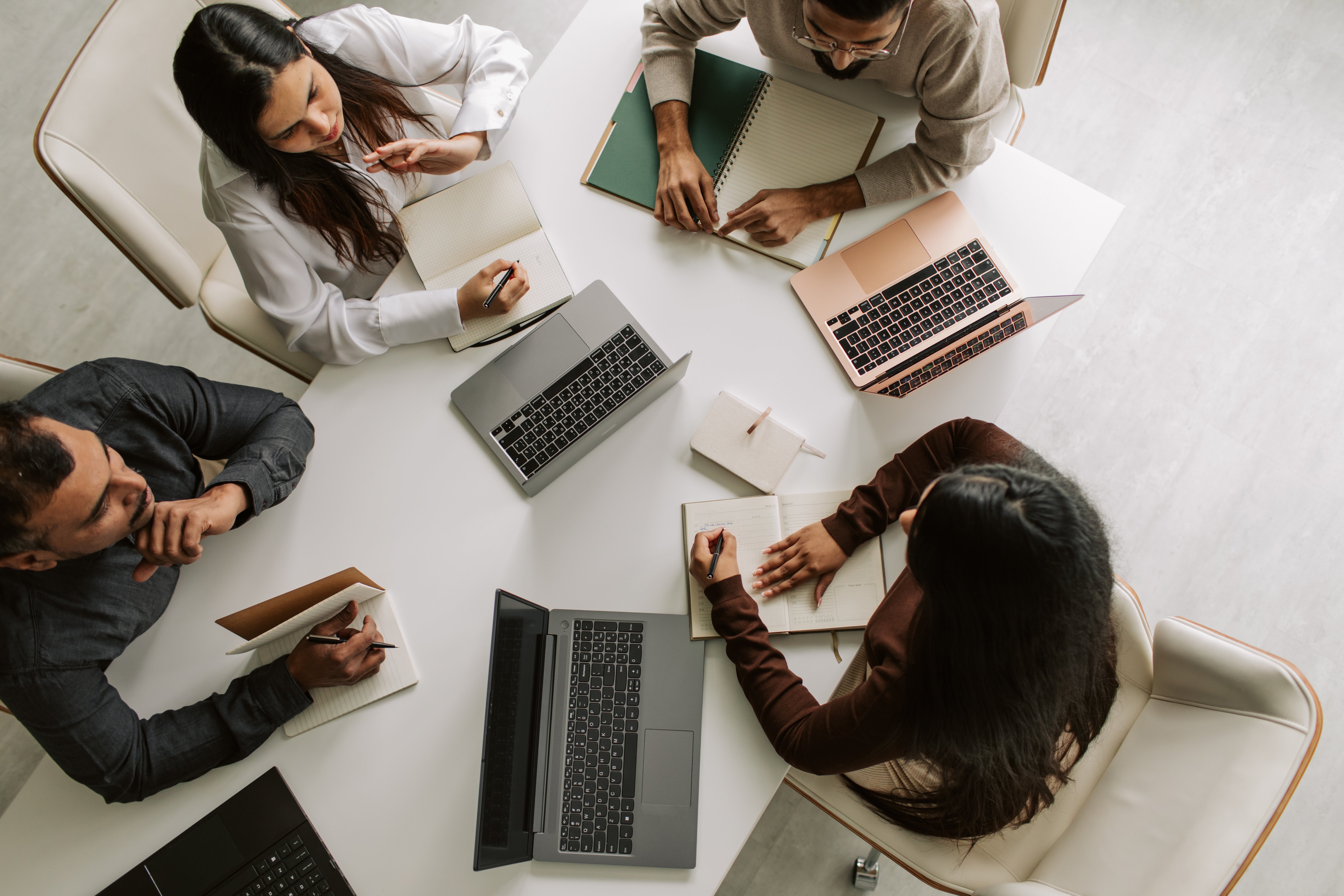 un team al lavoro