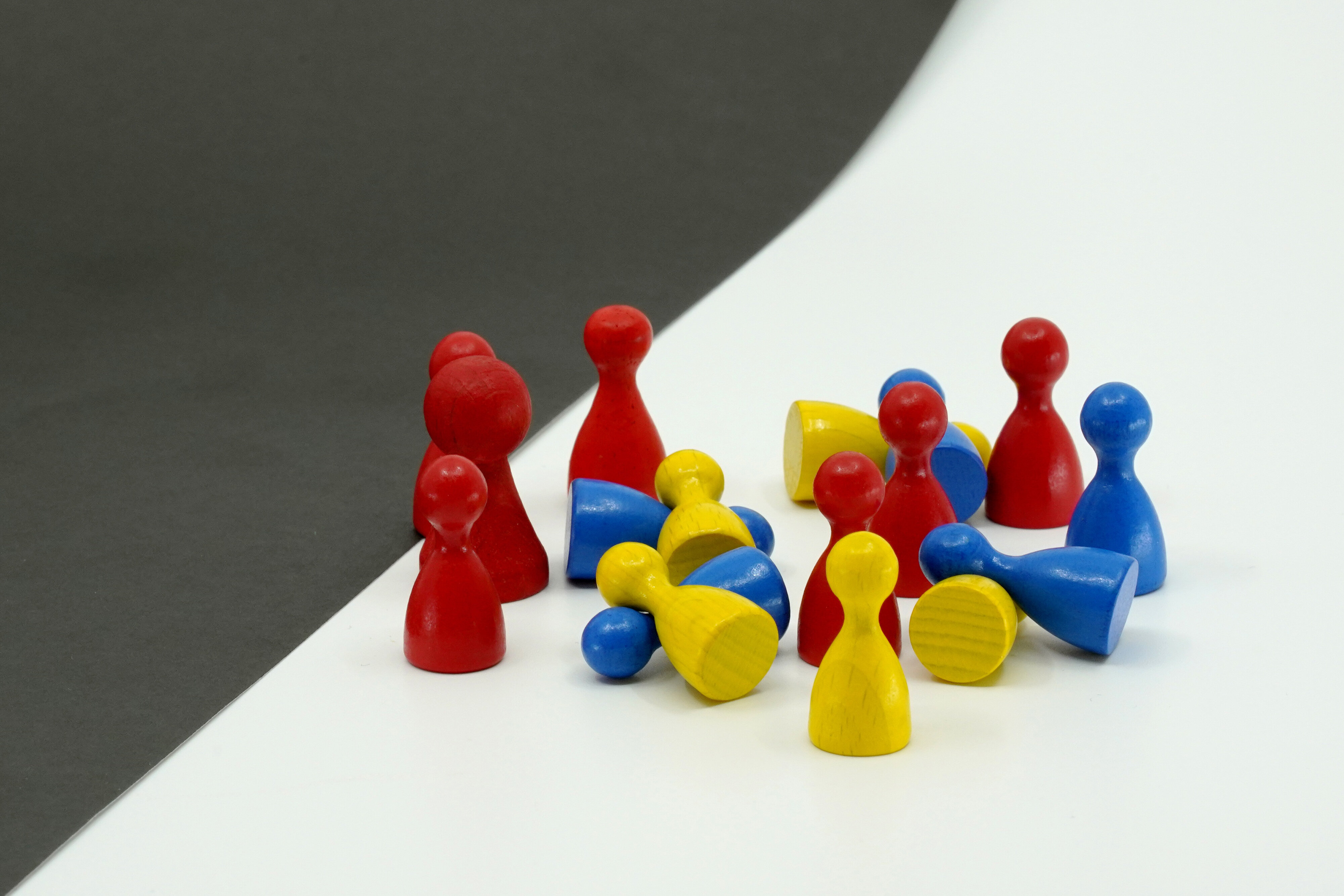 pedine che si muovono incasinate