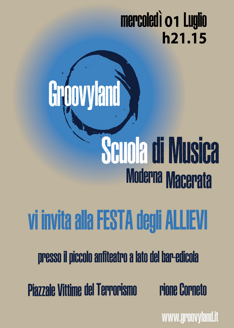 groovyland locandina festa allievi 2026